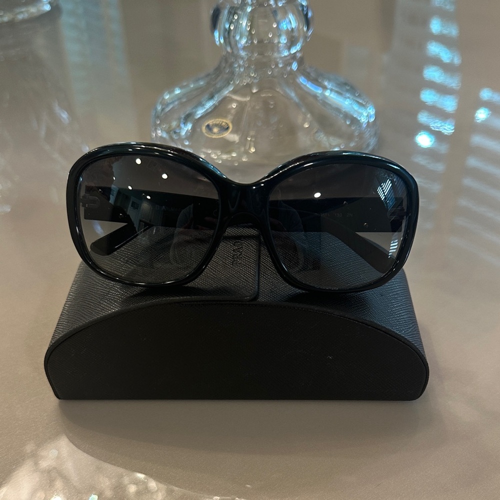 Prada Elegant Dark Sunglasses